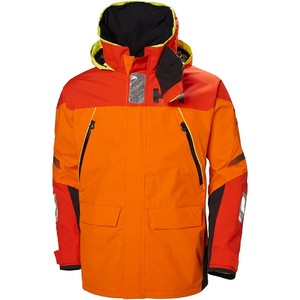 2019 Helly Hansen Skagen Offshore Jacket 33907 & Trouser 33908 Combi Set Blaze Orange